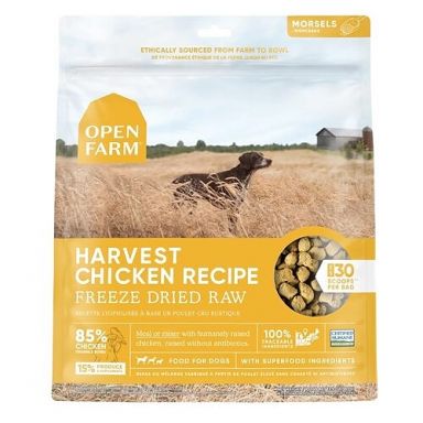 Open Farm - Grain Free Harvest Chicken Recipe Freeze Dried Raw Dog Food